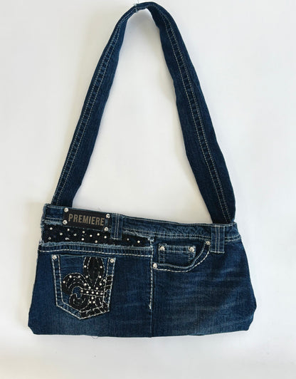 Embellished Crossbody Tote Bag