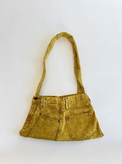 Yellow Crossbody Tote Bag