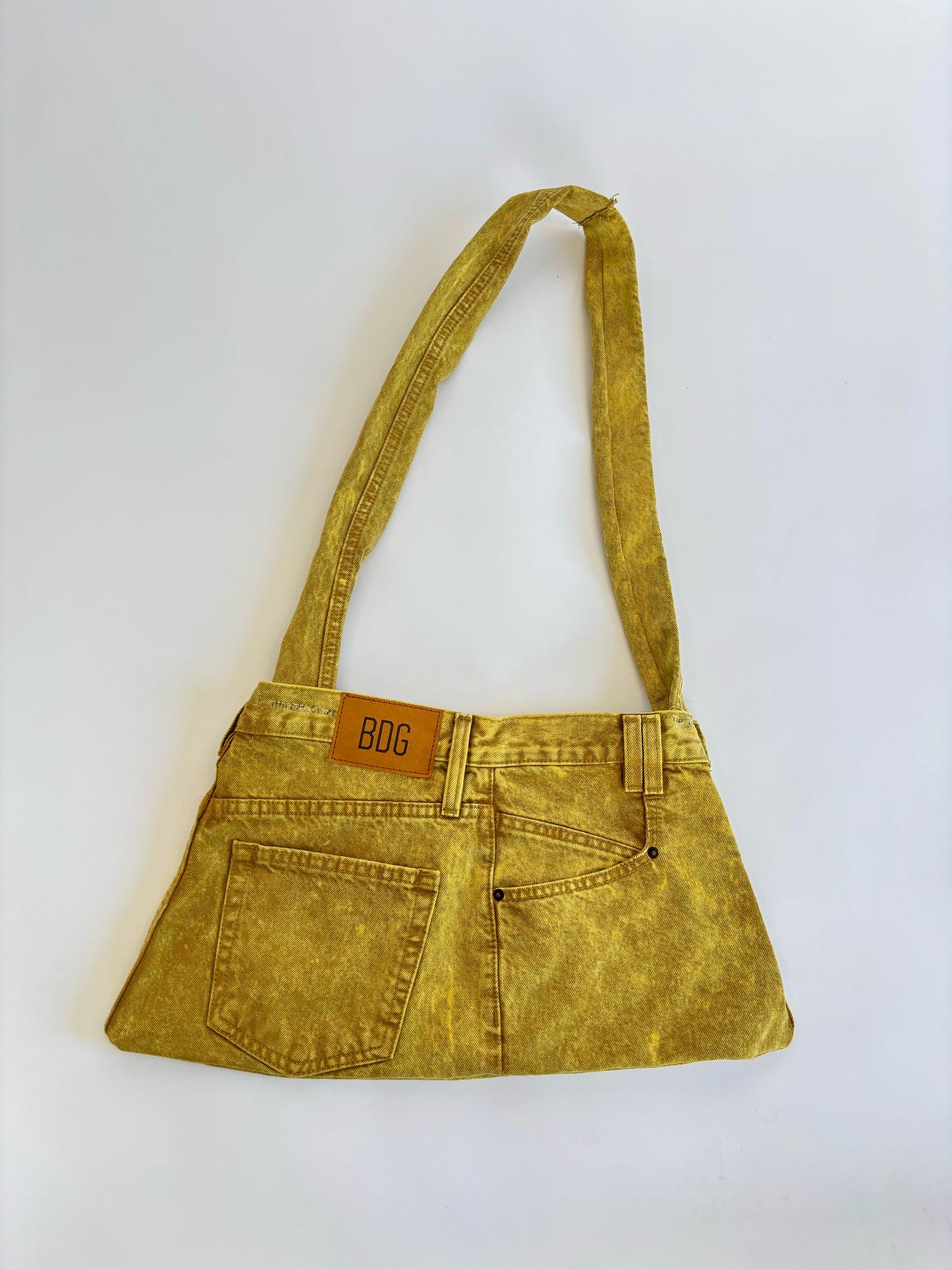 Yellow Crossbody Tote Bag